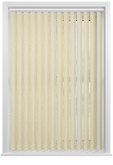 Perla, Powder White - Vertical Blind